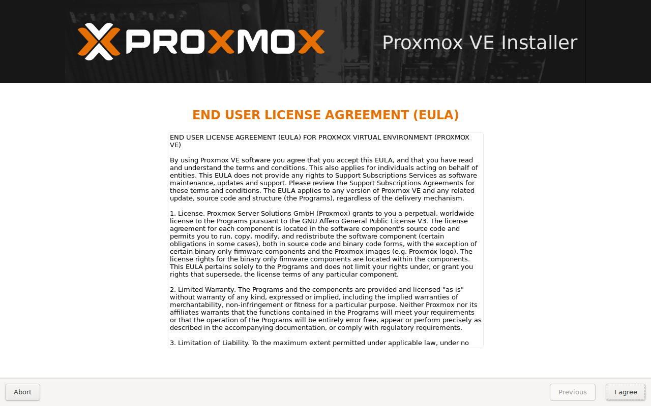 proxmox-install-license